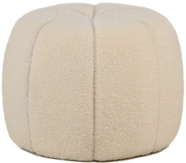 Living Room Pouf with Stripes