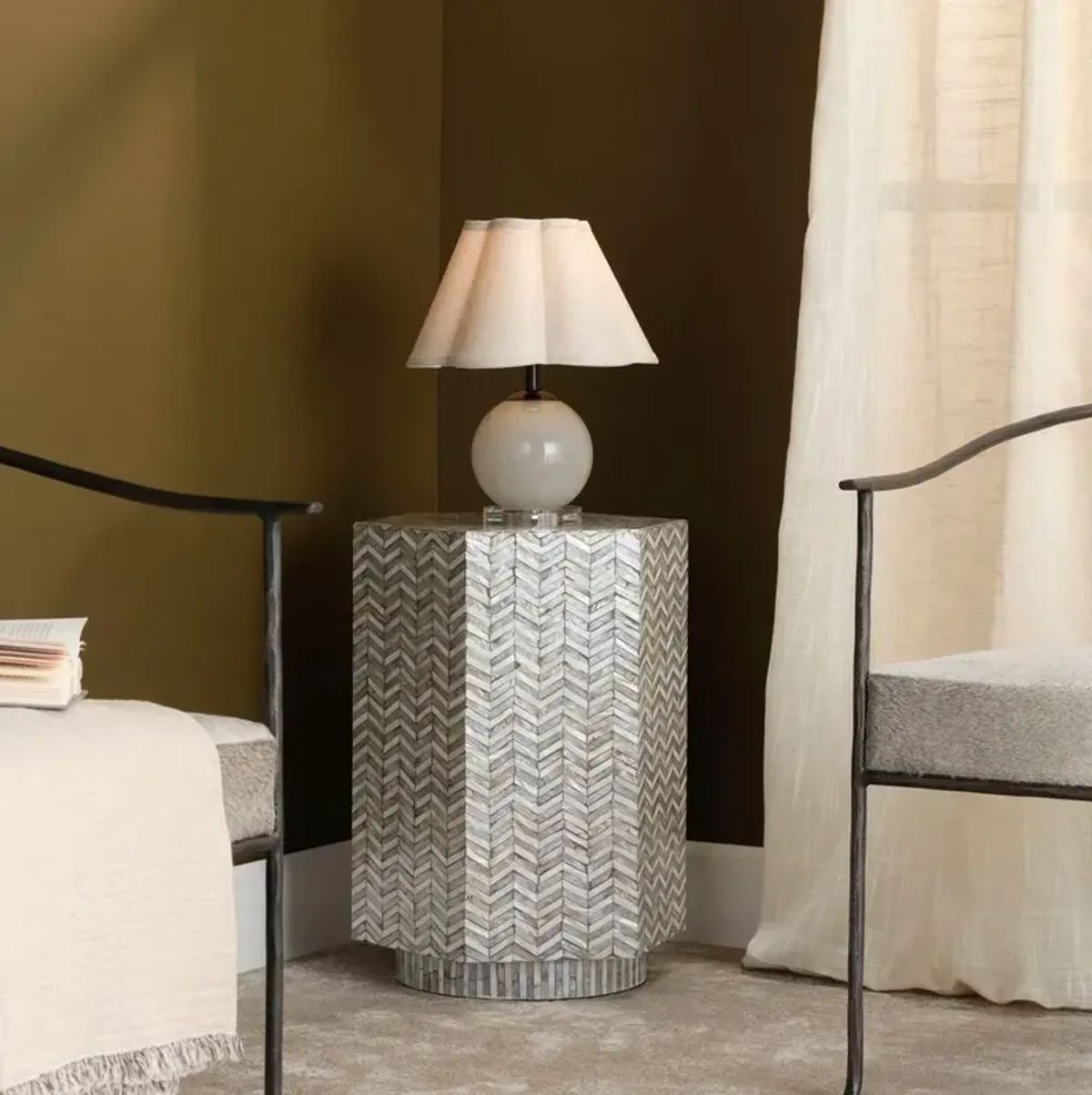 Dottie Table Lamp, Taupe