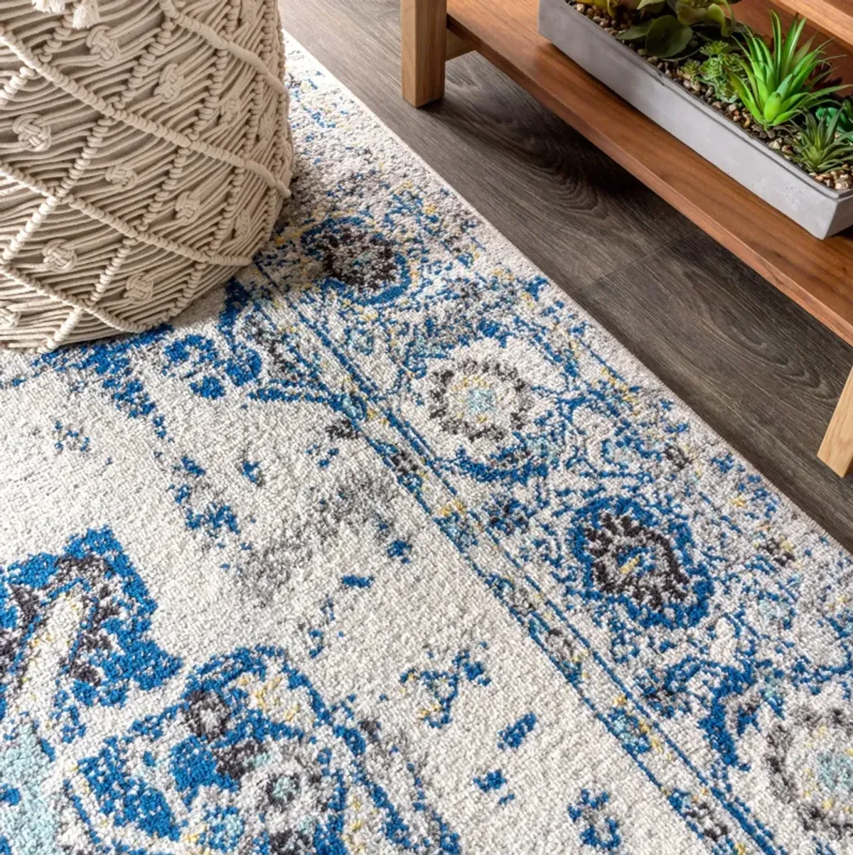 Ashley Modern Persian Boho Vintage Medallion Area Rug