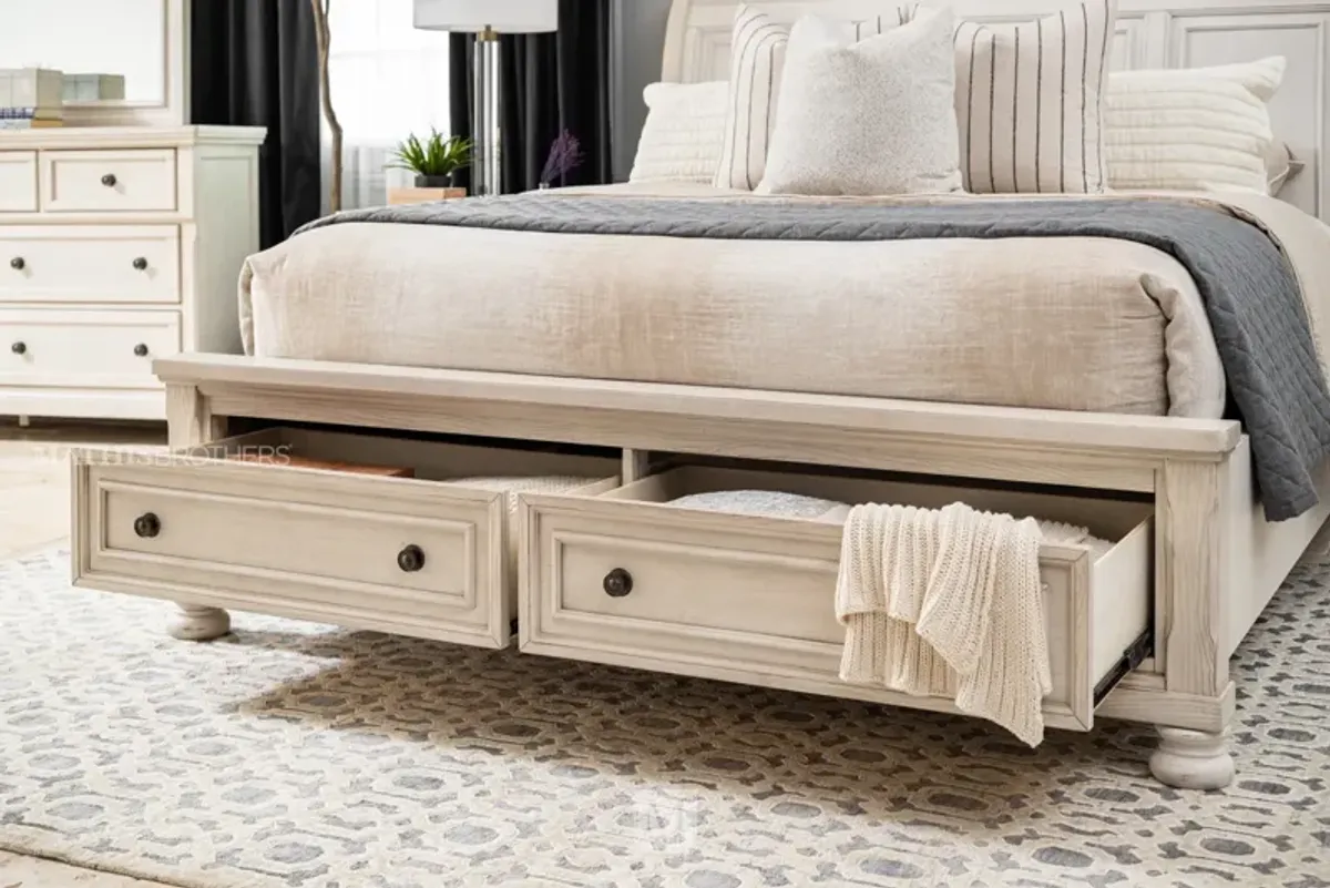 Robbinsdale Queen Sleigh Storage Bed