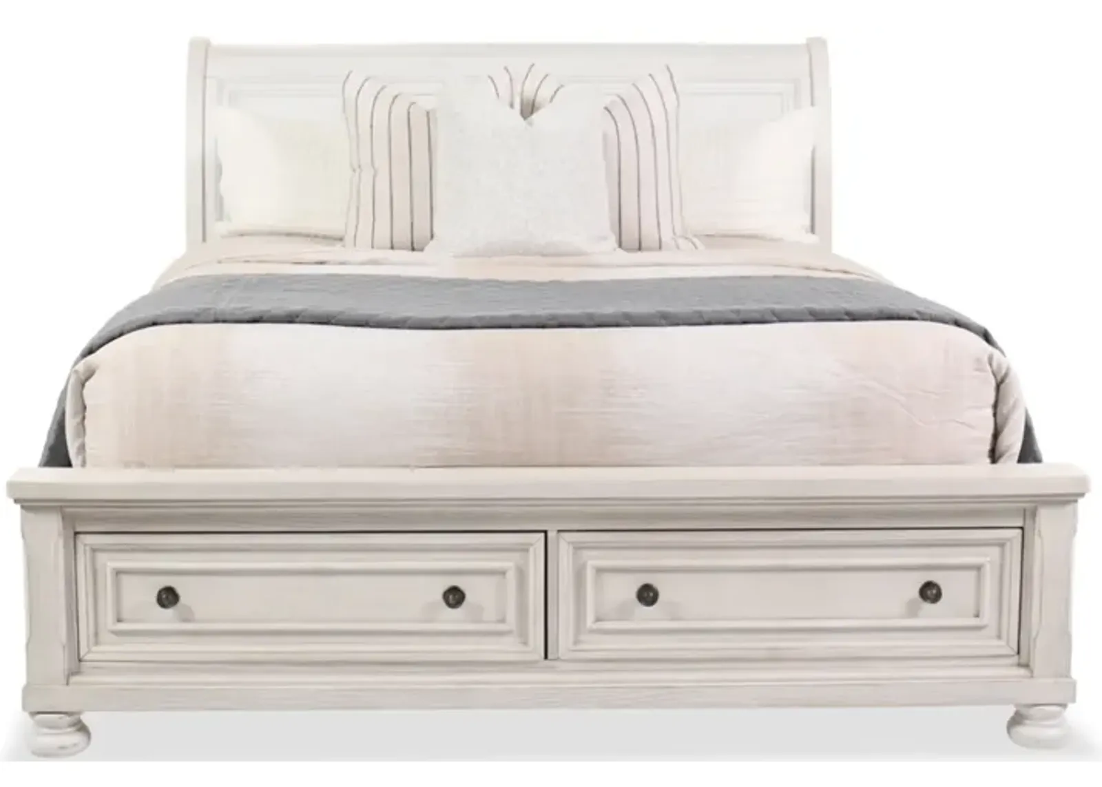 Robbinsdale Queen Sleigh Storage Bed