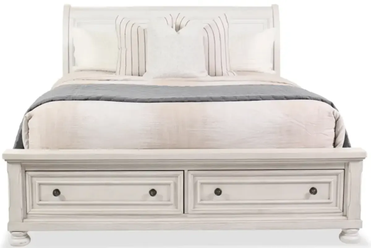 Robbinsdale Queen Sleigh Storage Bed