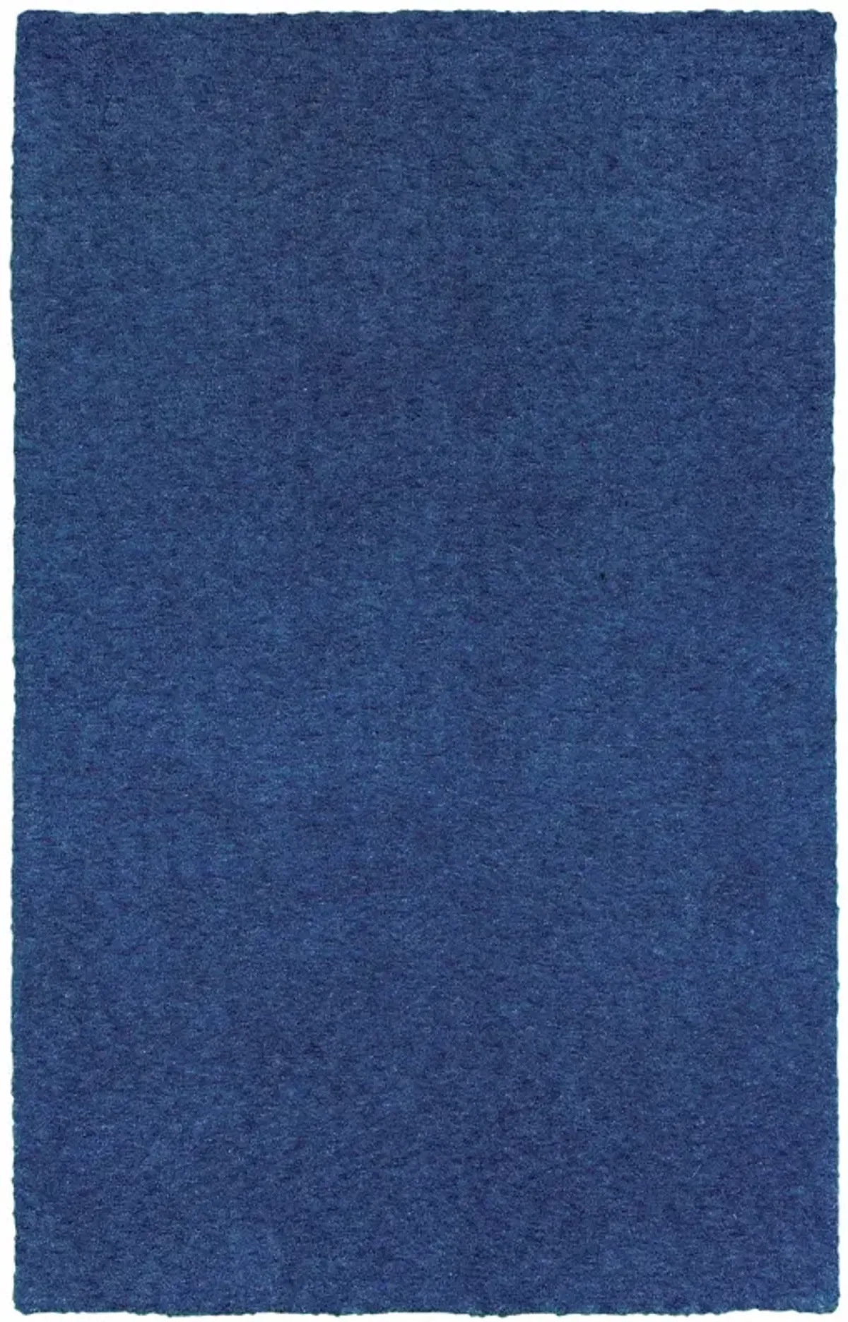 8 X 11 Deep Blue Shag Tufted Handmade Stain Resistant Area Rug