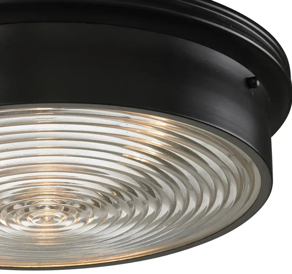 Chadwick 15'' Wide 3-Light Oiled Bronze Flush Mount