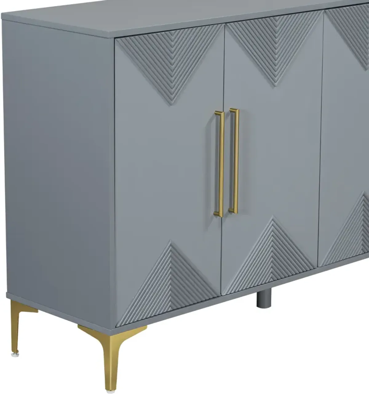 Merax Four-Door Cabinet  Storage Sideboard