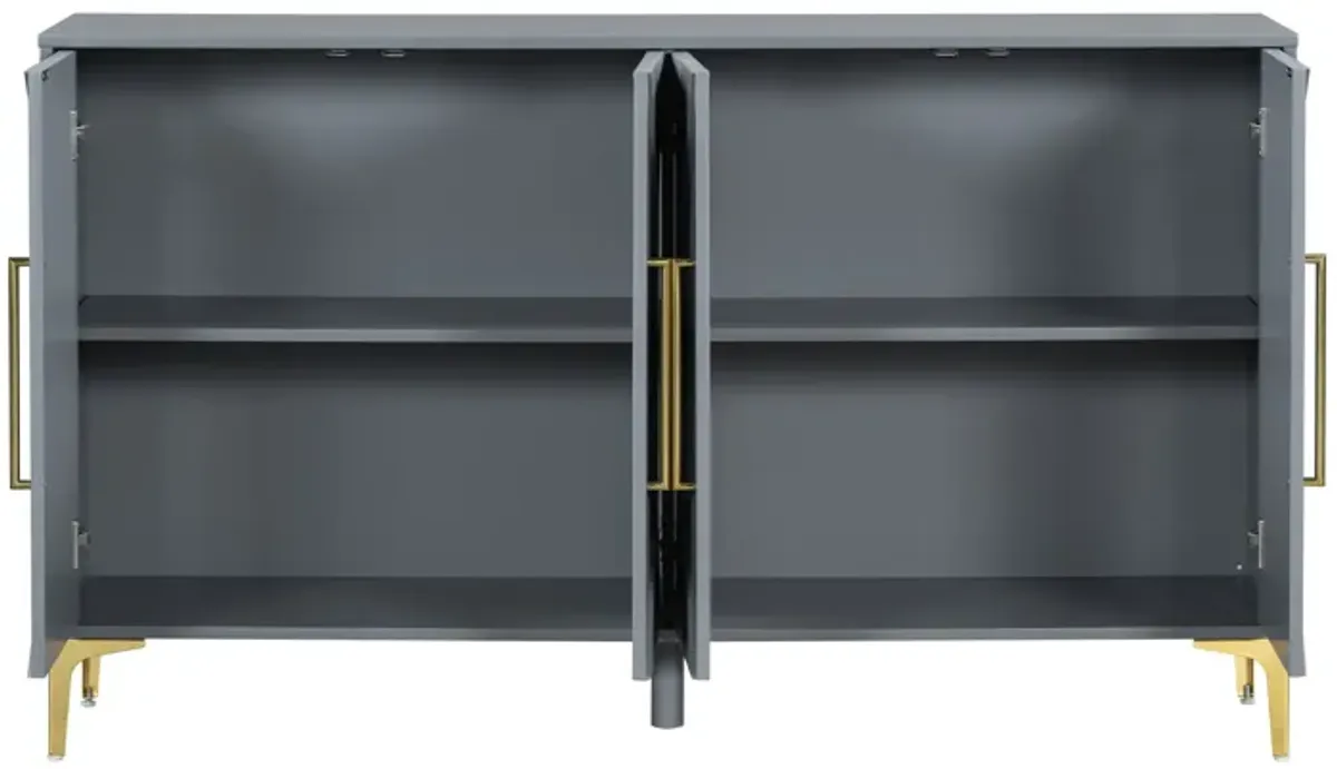 Merax Four-Door Cabinet  Storage Sideboard