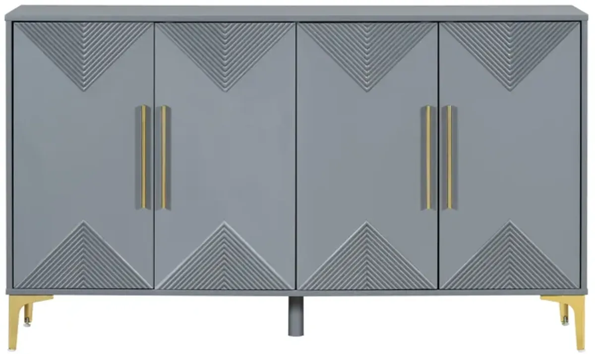 Merax Four-Door Cabinet  Storage Sideboard