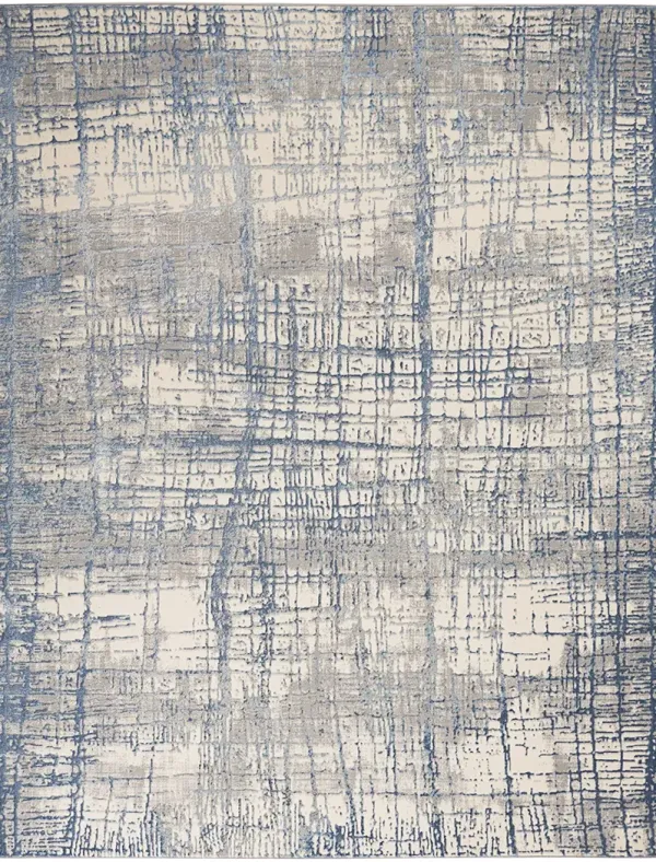 CK950 Rush CK950 Ivory/Blue 10' x 14' Rug