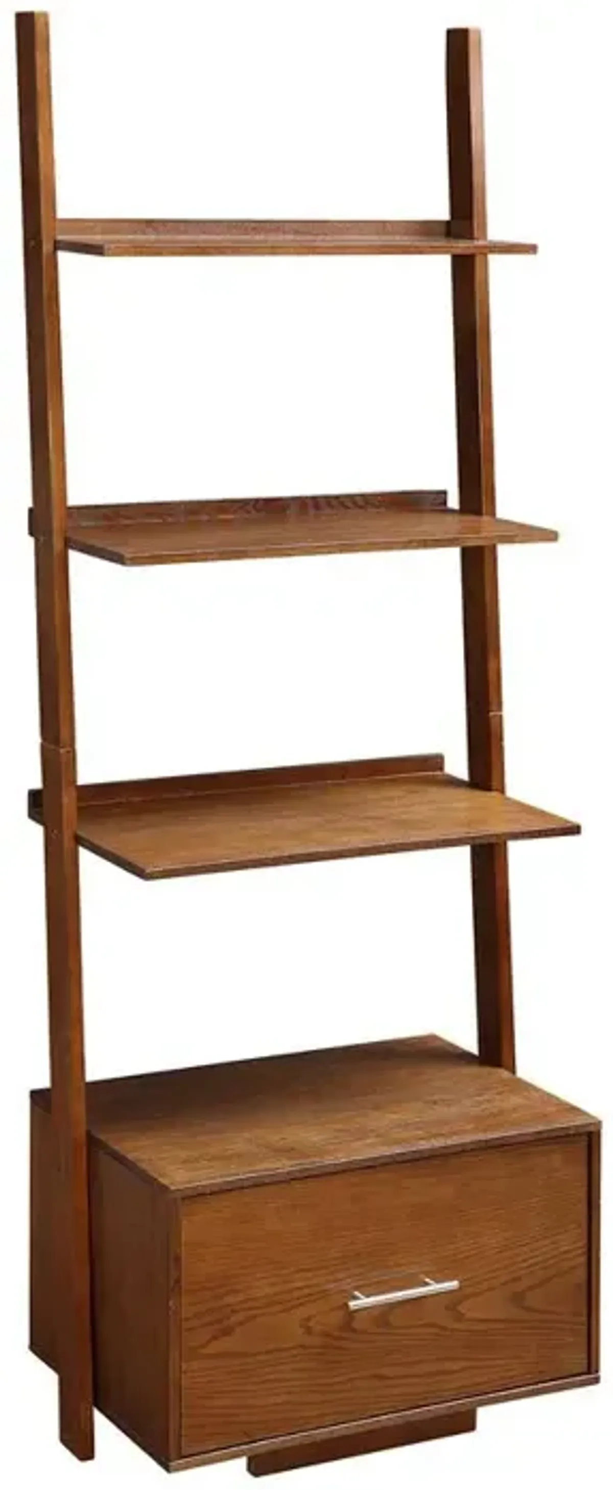 Convience Concept, Inc. American Heritage Ladder Bookcase with File Drawer