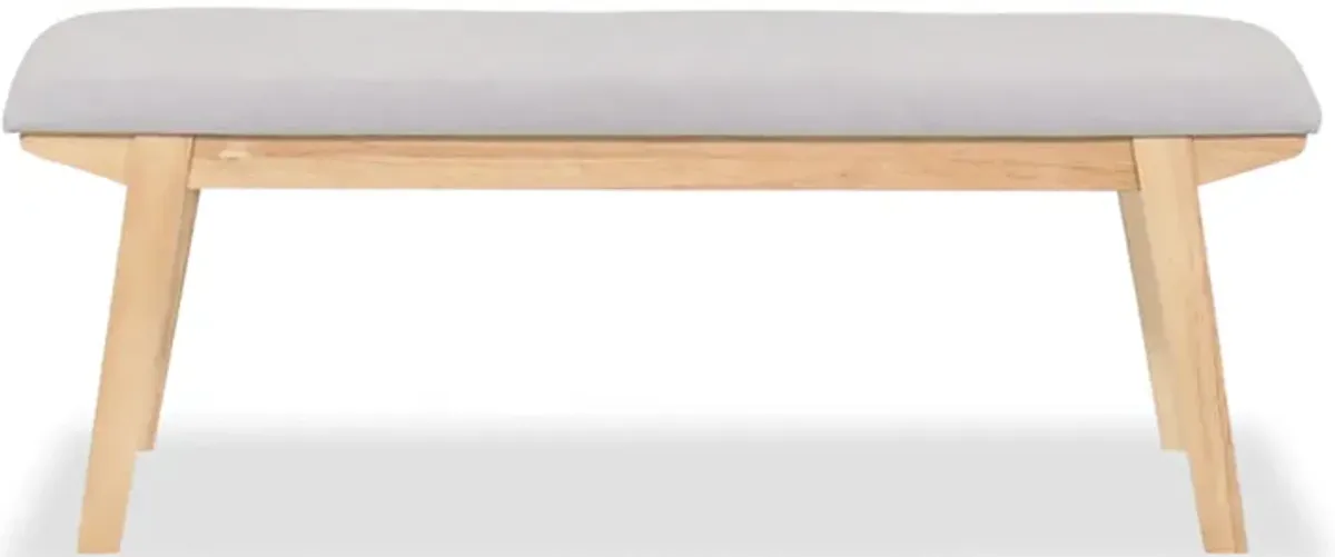 Uptown 47" Dining Bench in Natural Oak