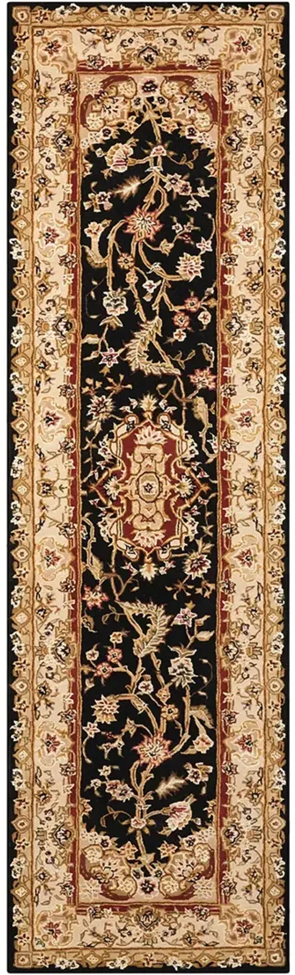 Nourison 2000 2028 Black 2'3" x 8' Rug