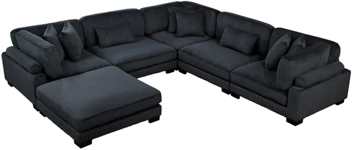 Traverse 5-Piece Sectional with Ottoman