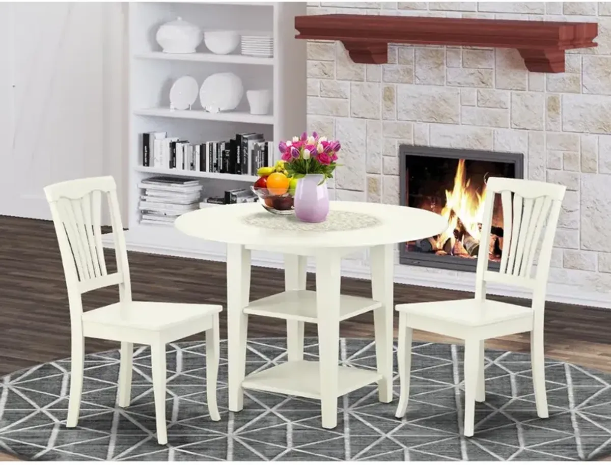 Dining Room Set Linen White