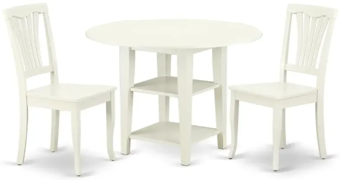 Dining Room Set Linen White