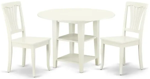 Dining Room Set Linen White