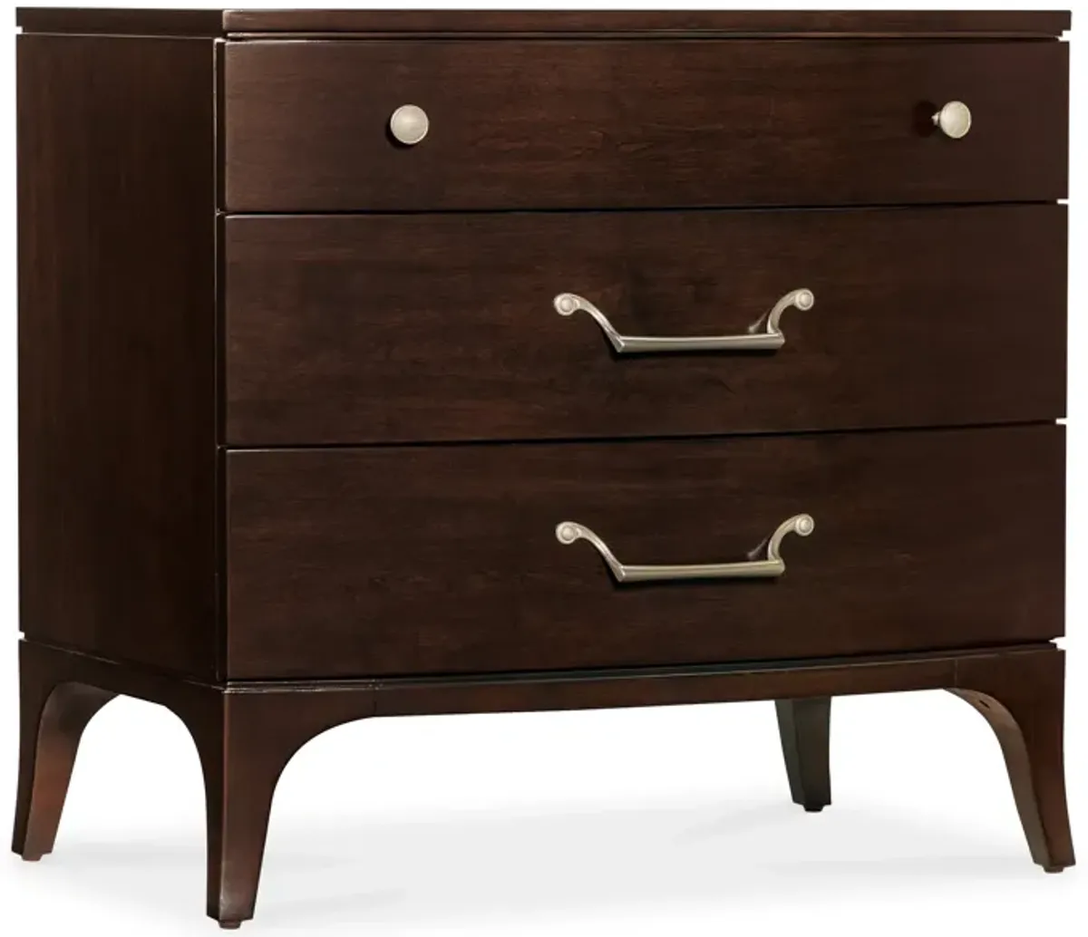 Bella Donna Three-Drawer Nightstand