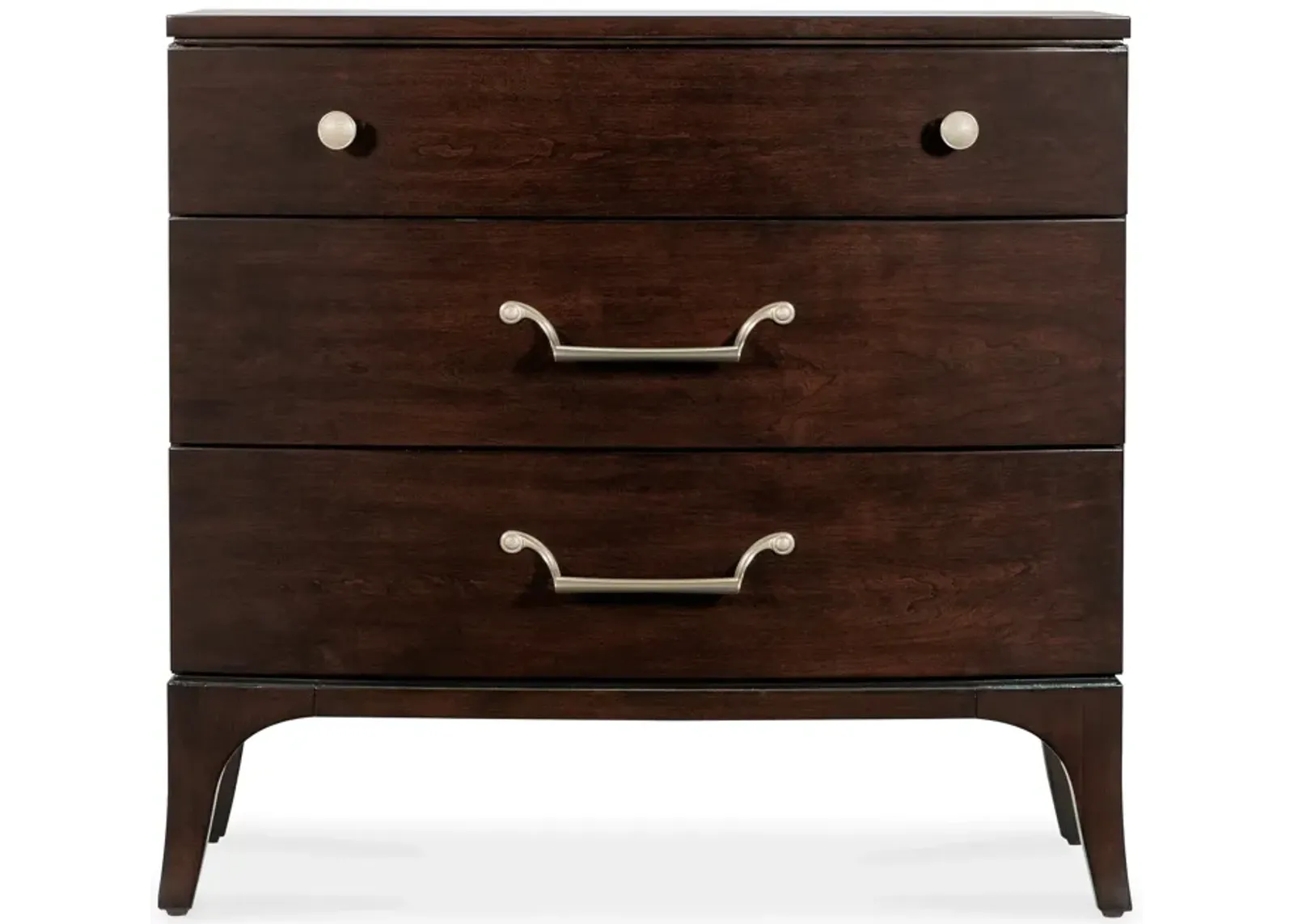 Bella Donna Three-Drawer Nightstand