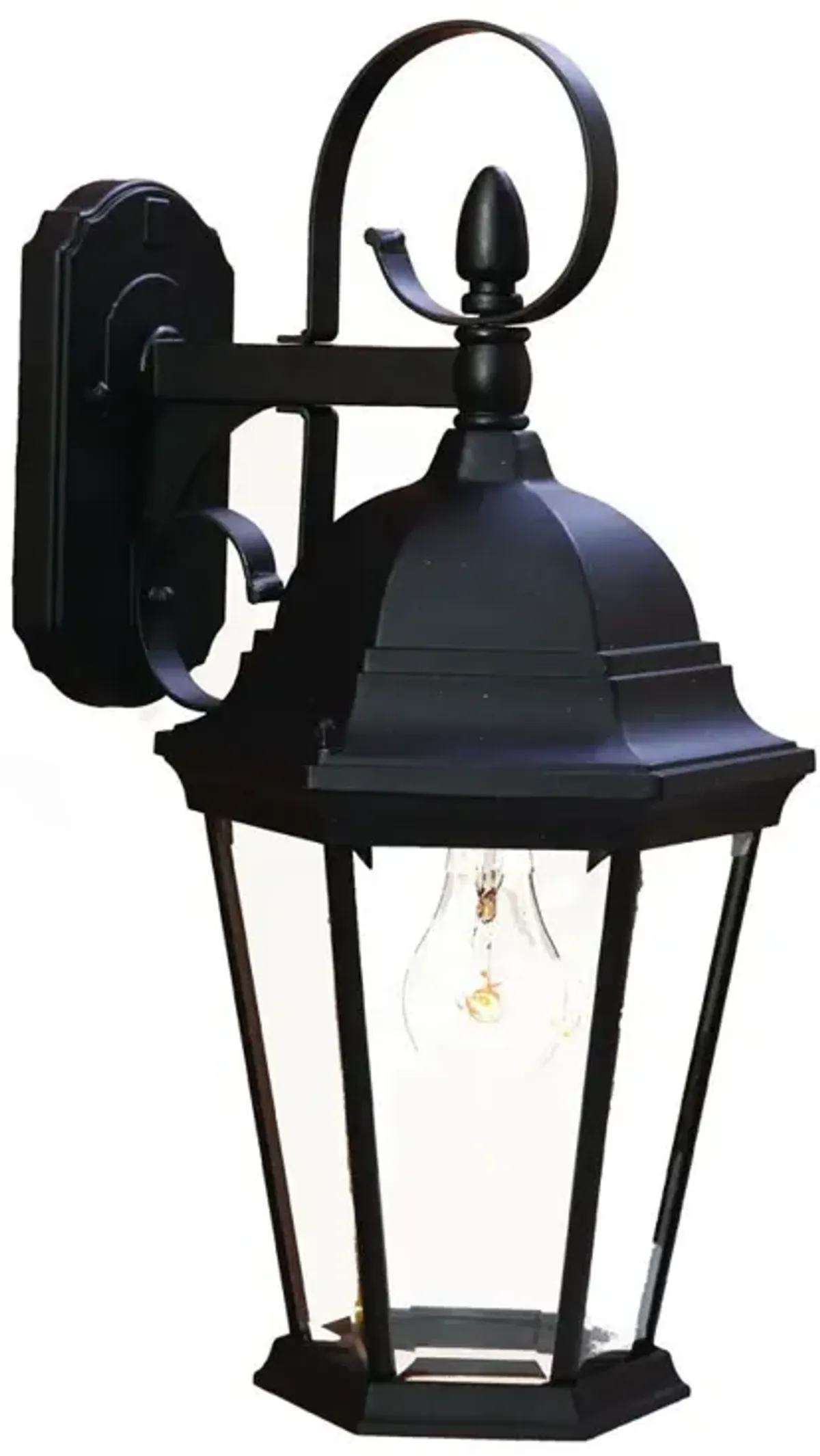 Homezia XL Swing Arm Hanging Lantern Wall Light