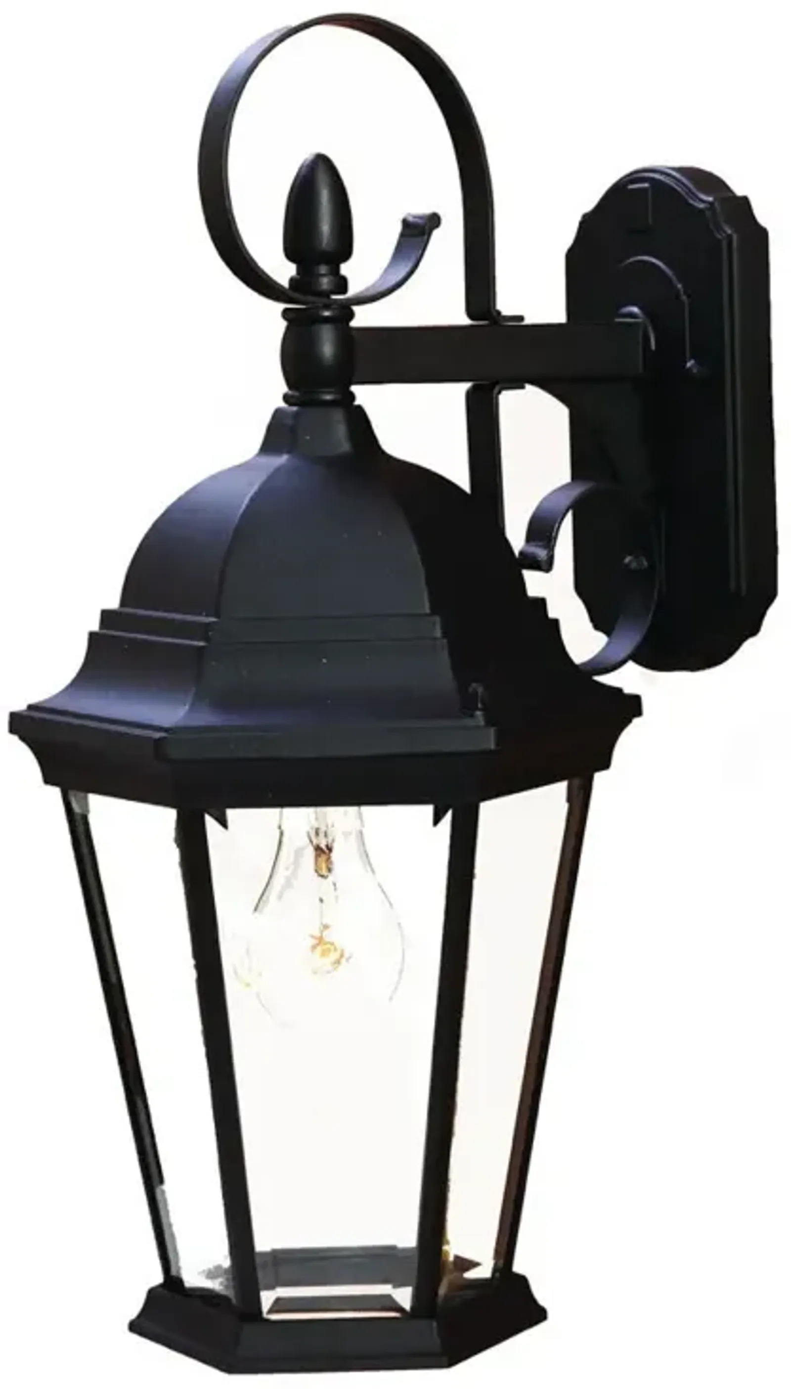 Homezia XL Swing Arm Hanging Lantern Wall Light