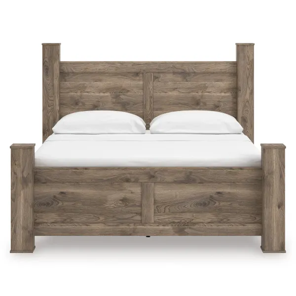 Keithland King Poster Bed Brown
