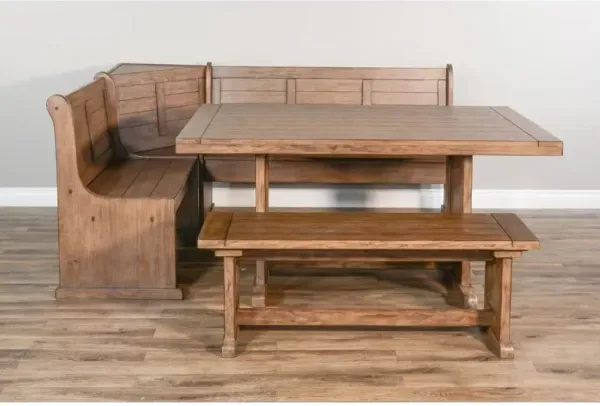 Sunny Designs Wood Breakfast Nook Dining Set