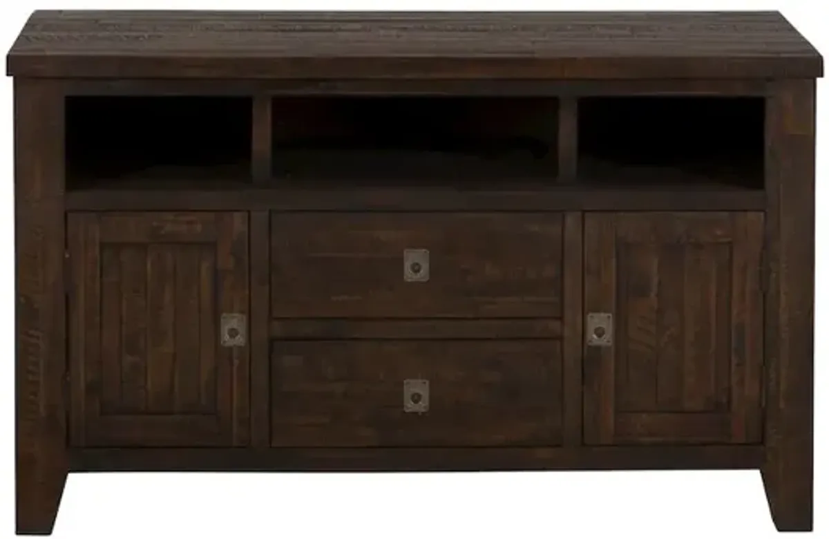 Jofran Kona Grove Distressed Rustic Solid Wood 50 Media Unit