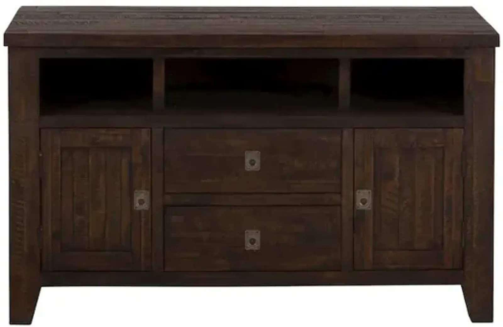 Jofran Kona Grove Distressed Rustic Solid Wood 50 Media Unit