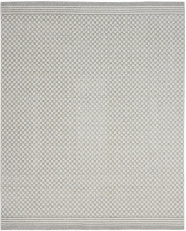 Care Free CAF02 Light Gray 9'2" x 12' Rug