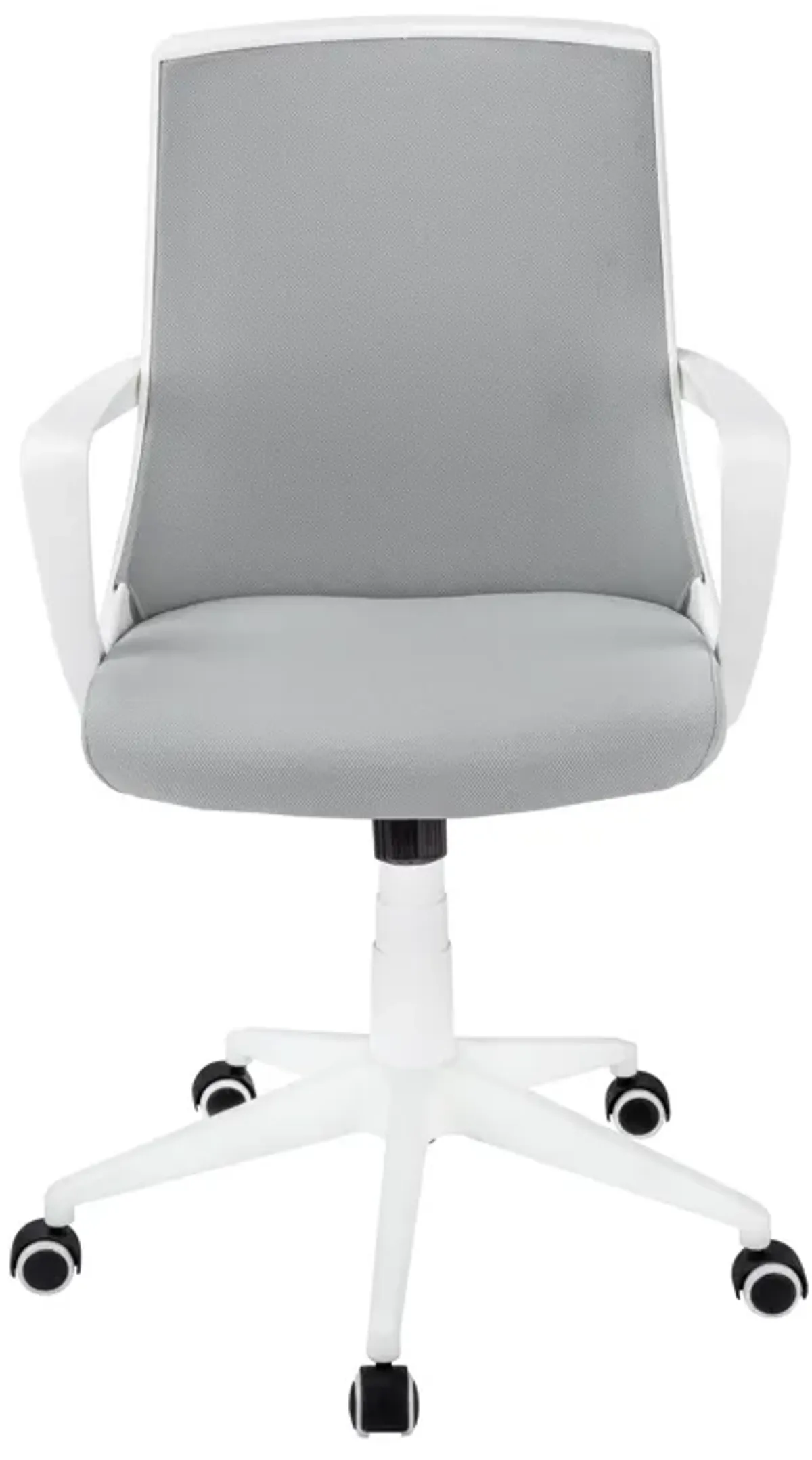 Monarch Specialties I 7294 Office Chair, Adjustable Height, Swivel, Ergonomic, Armrests, Computer Desk, Work, Metal, Mesh, White, Grey, Contemporary, Modern