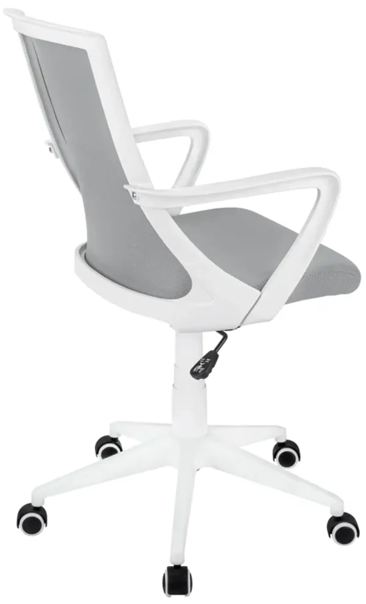 Monarch Specialties I 7294 Office Chair, Adjustable Height, Swivel, Ergonomic, Armrests, Computer Desk, Work, Metal, Mesh, White, Grey, Contemporary, Modern