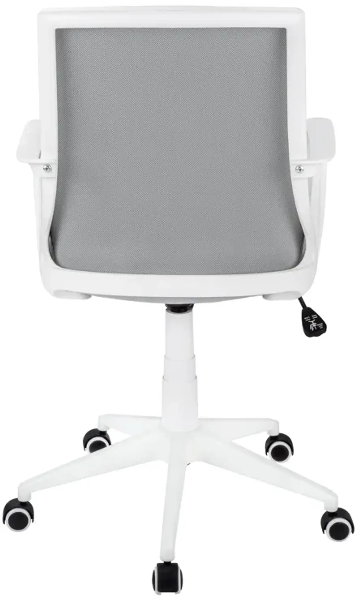 Monarch Specialties I 7294 Office Chair, Adjustable Height, Swivel, Ergonomic, Armrests, Computer Desk, Work, Metal, Mesh, White, Grey, Contemporary, Modern