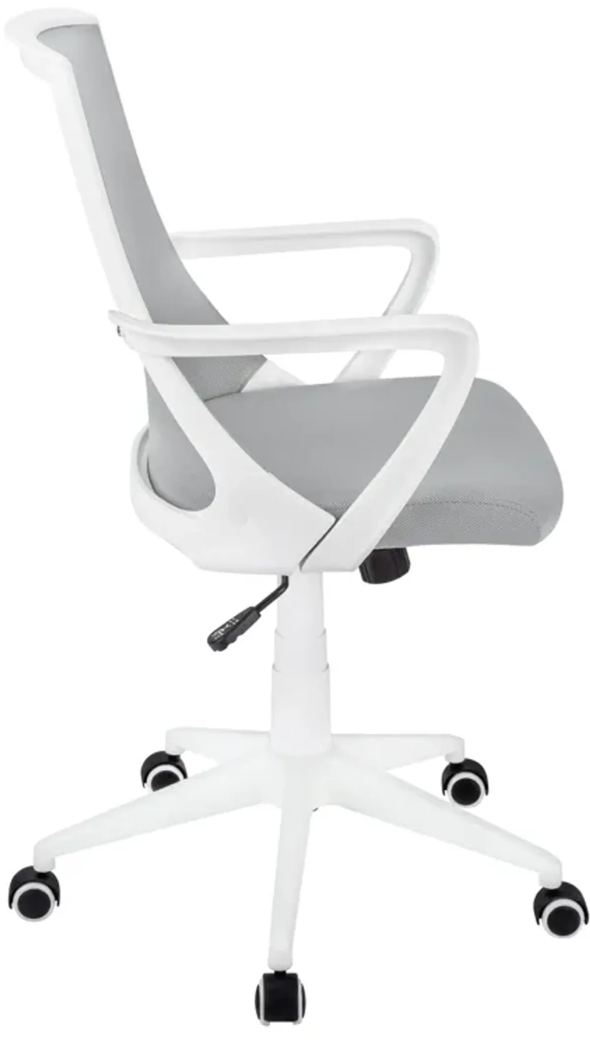 Monarch Specialties I 7294 Office Chair, Adjustable Height, Swivel, Ergonomic, Armrests, Computer Desk, Work, Metal, Mesh, White, Grey, Contemporary, Modern