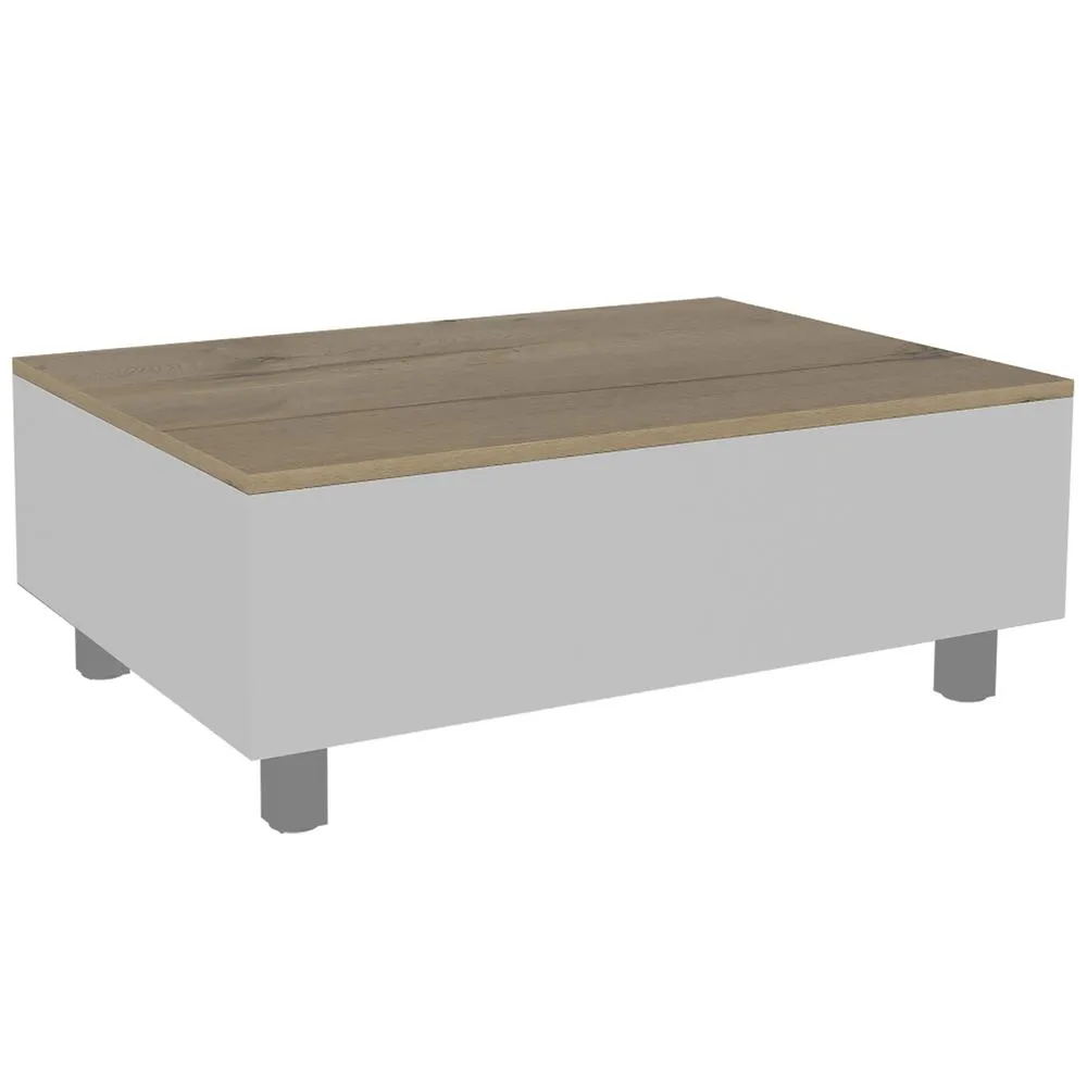 Aran Lift Top Coffee Table White