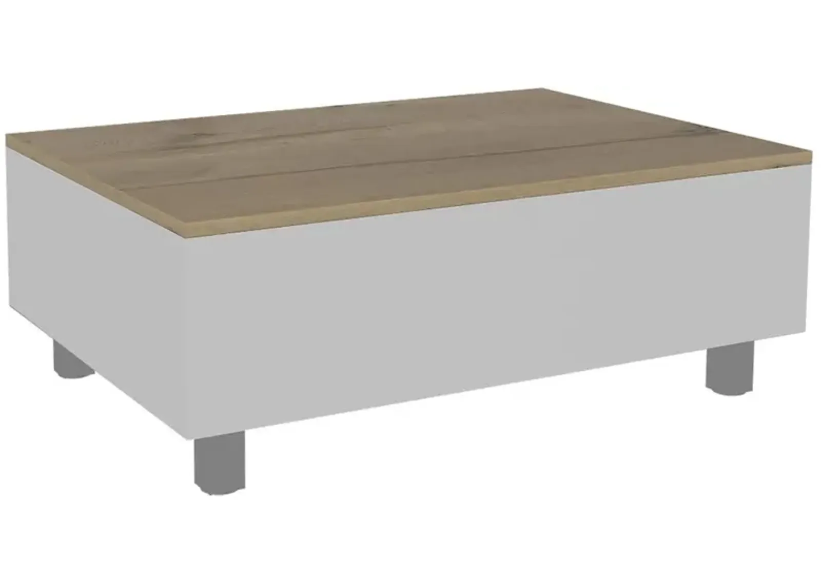 Aran Lift Top Coffee Table White