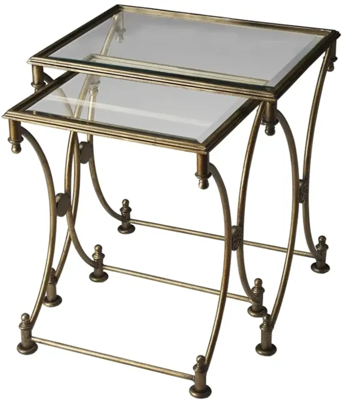 Antique Gold Nesting Tables, Belen Kox