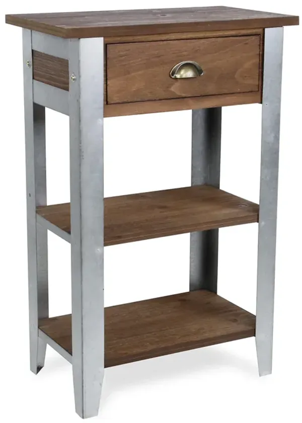 Temba Farmhouse Themed Side Table