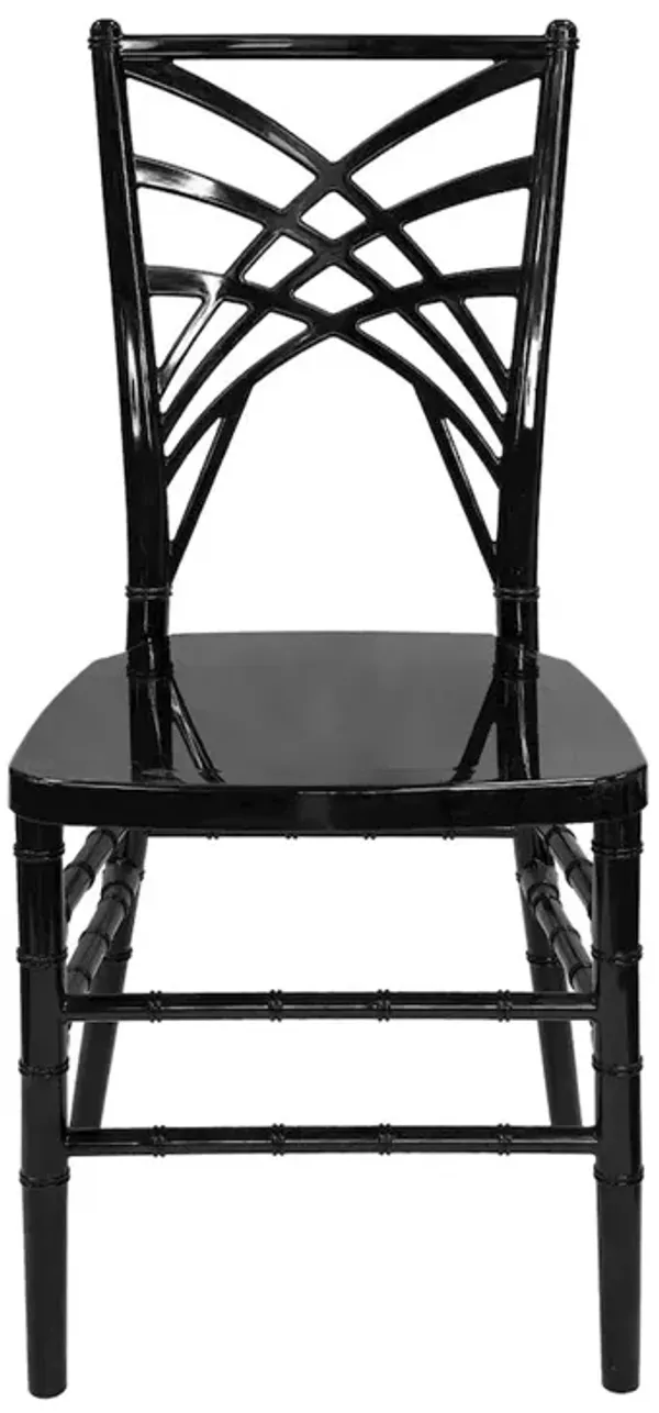 Commercial Seating Product Black Stacking Dining Chair