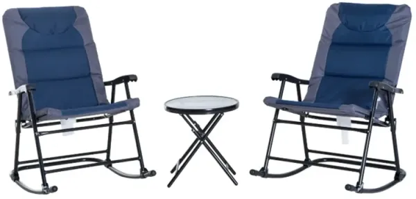 Solid Wood Rocking Chair for Comfortable Outdoor Seating