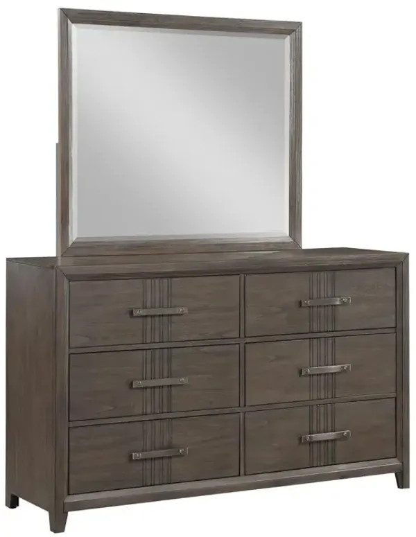 New Classic Furniture Landon Dresser-Walnut