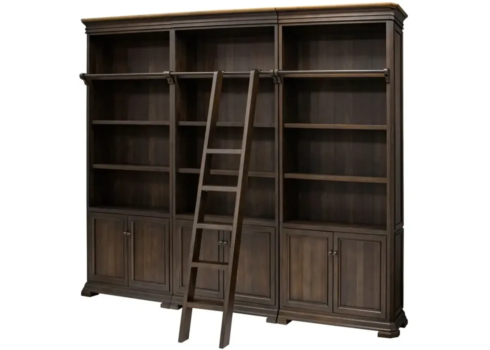 Executive Bookcase Wall/Ladder