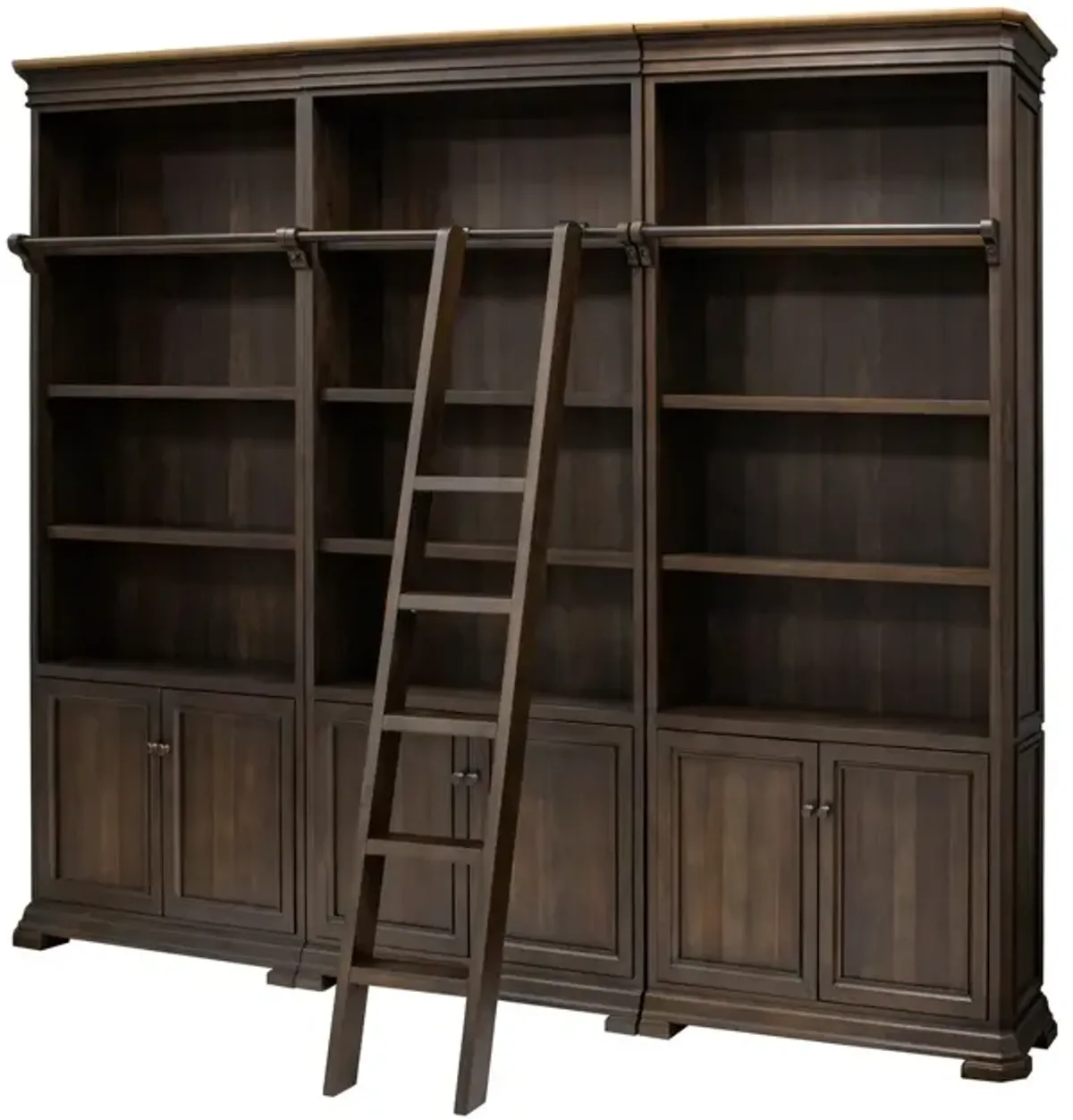 Executive Bookcase Wall/Ladder