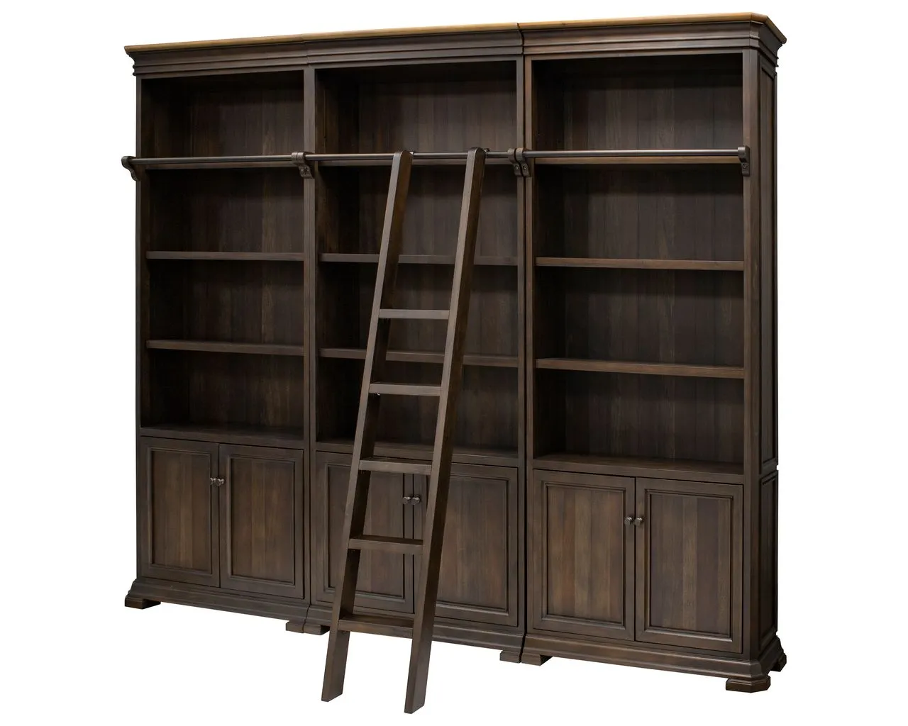 Executive Bookcase Wall/Ladder