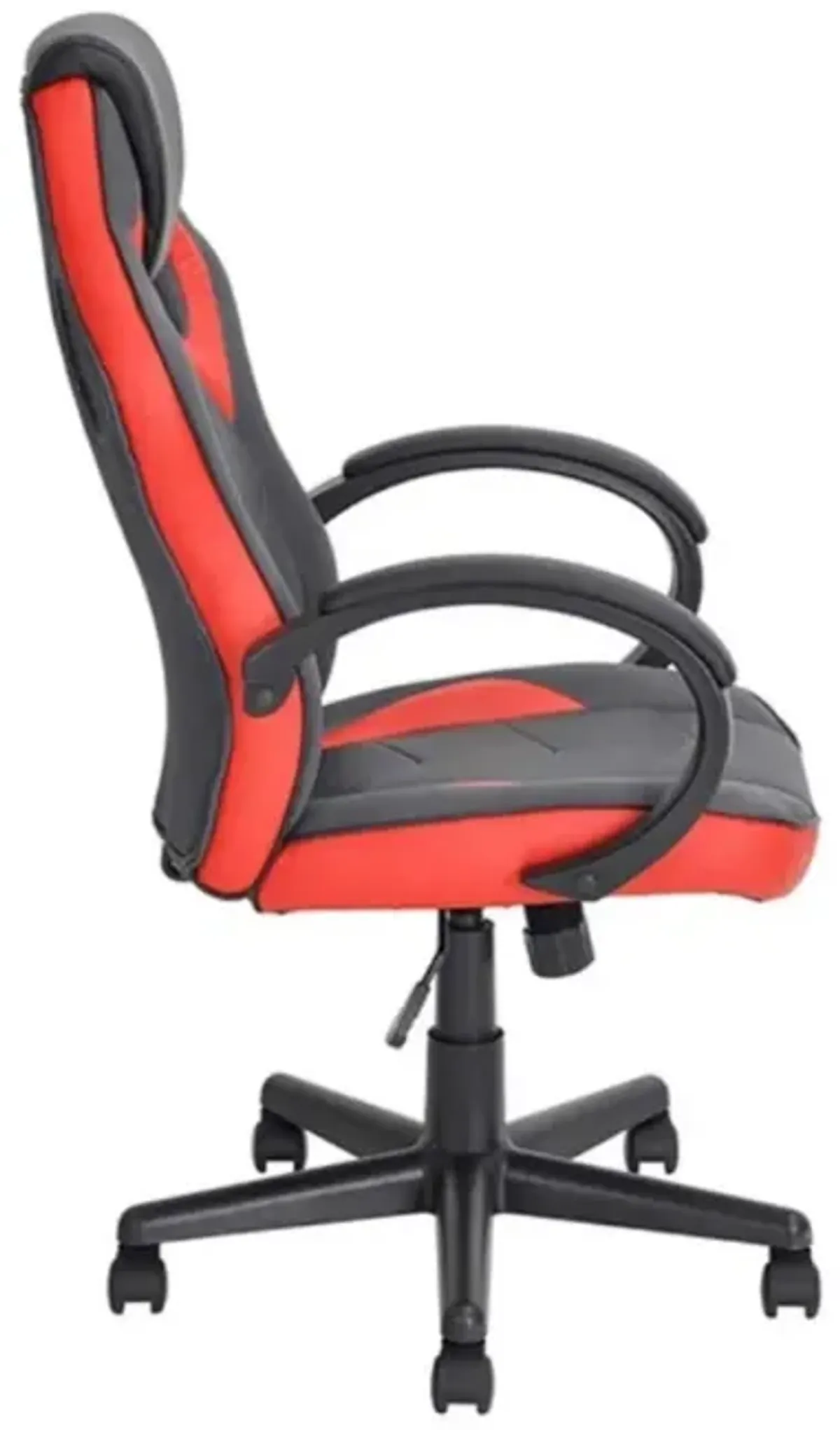 Nicer Furniture Ergonomic Racing Game Chair with Tilt and Armrest - Red