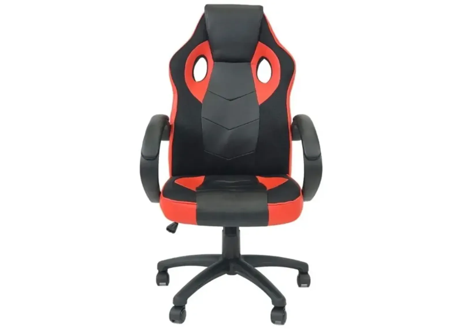 Nicer Furniture Ergonomic Racing Game Chair with Tilt and Armrest - Red