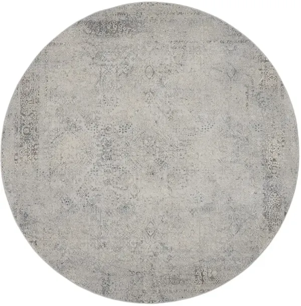 Rustic Textures RUS09 Ivory/Light Blue 7'10" x 10'6" Rug