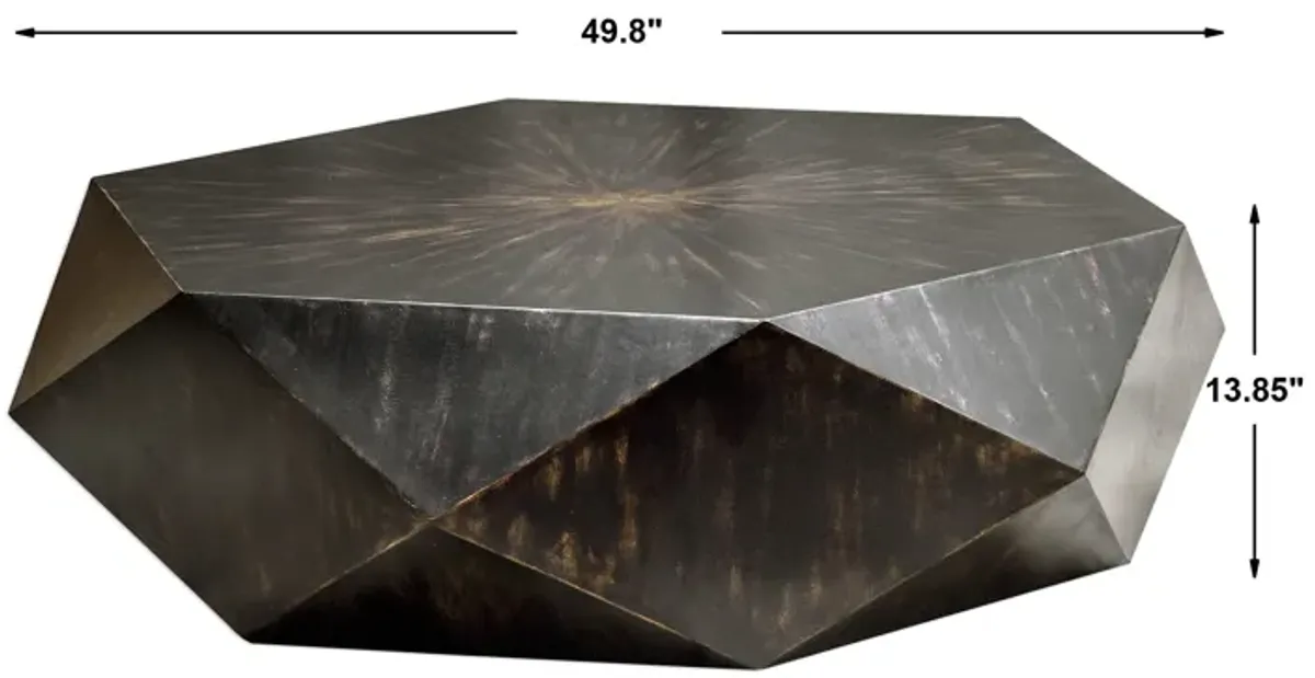 Volker Worn Black Coffee Table