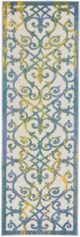 Ivory/Blue color