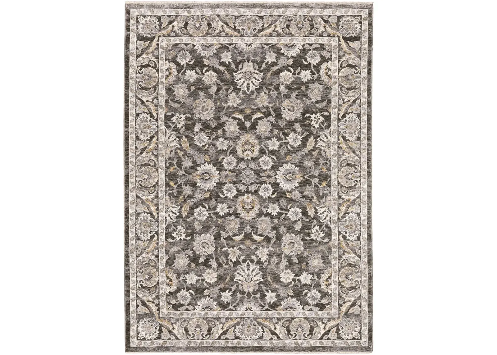 Maharaja 2' x 3' Charcoal Rug