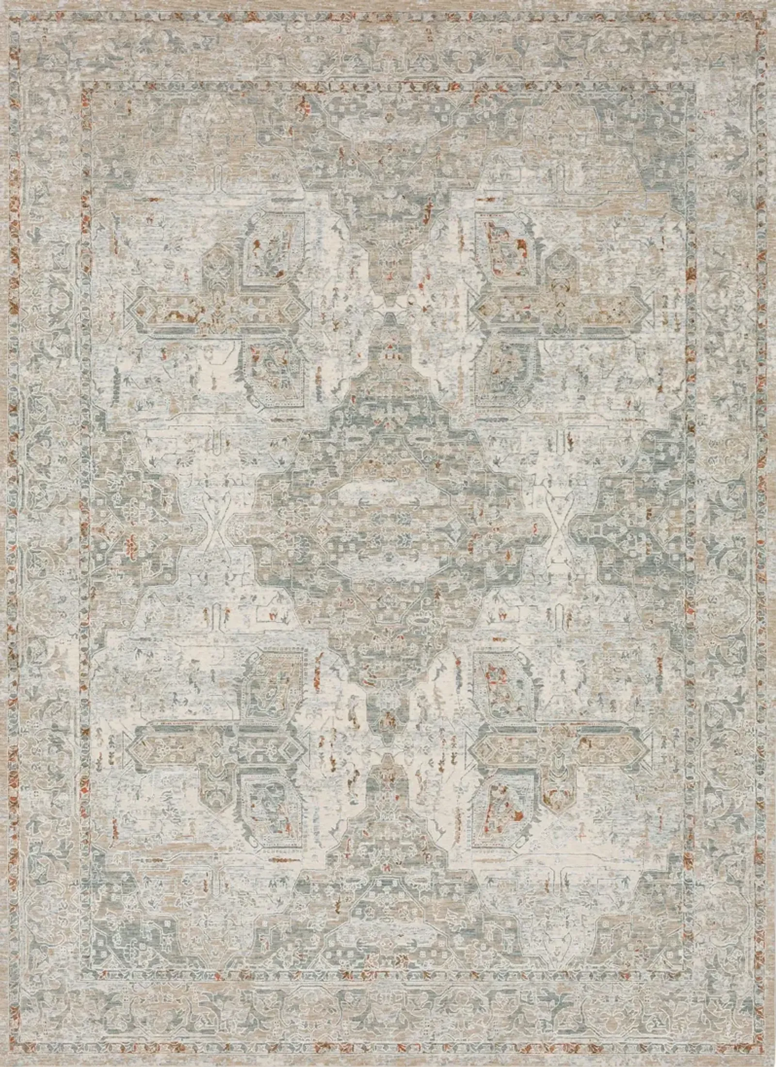 Solitude Via Salaria Cream Beige 9' X 11' 9" Rug