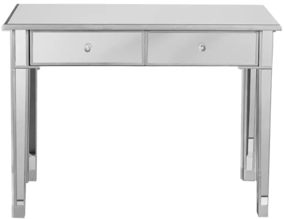 Halsey Mirrored Two-Drawer Console Table